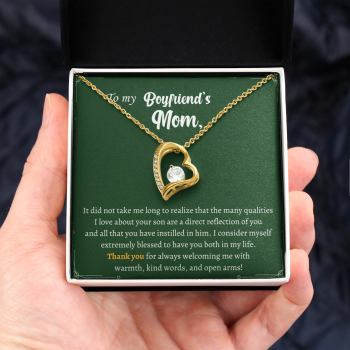 Gift for Boyfriend's Mom - Thank you for always welcoming me with warmth, kind words, and open arms!