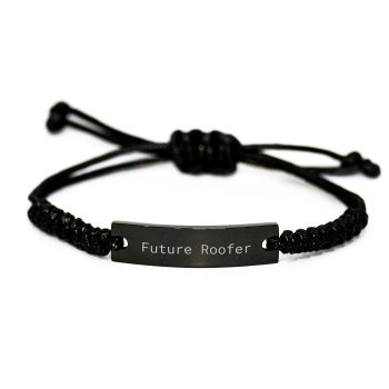Roofer Rope Bracelet Funny Future Inspiration Christmas Unique Gifts from Men to Future Roofer, Rope Bracelet for Future Roofer Men, Funny Future Roofer Rope Bracelet Gifts for Men